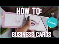 ✨HOW TO MAKE YOUR OWN BUSINESS CARDS USING CANVA 💻  // ENTREPRENHER LIFE EP. 34 // THE STUSH LIFE ✨