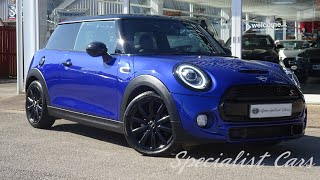 Mini Cooper Automatic 3dr. Starlight Blue metallic.Umesh Samani Specialist Cars Stoke on Trent.
