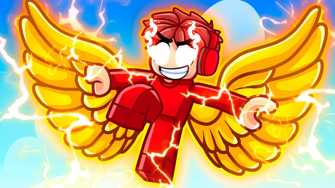 Flying 5,879,325 ft with OP WINGS in Roblox