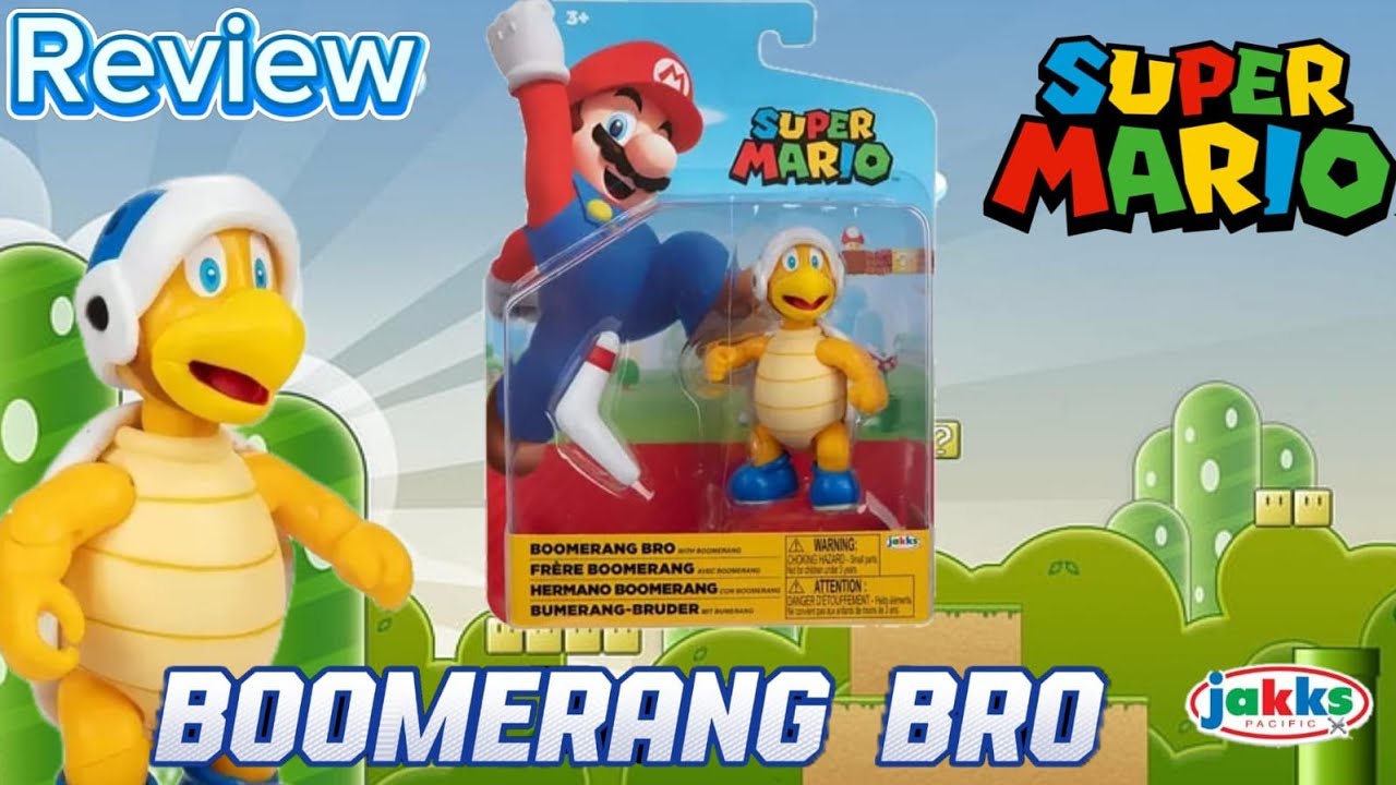 Review PT-BR Super Mario Bros Boomerang Bro Jakks Pacific 