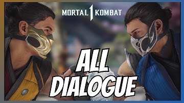 Scorpion vs Sub-Zero All Dialogues ￼￼| Mortal Kombat 1