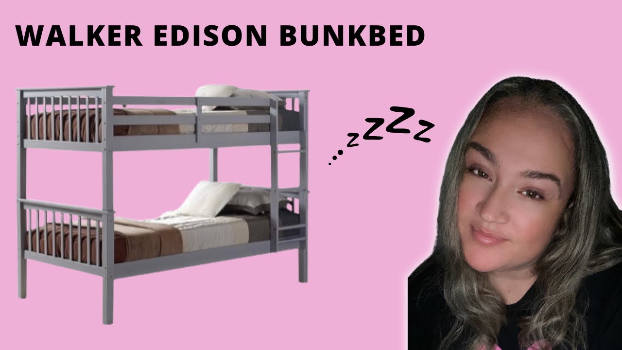 Honest Review of the Walker Edison Bunkbed YouTube