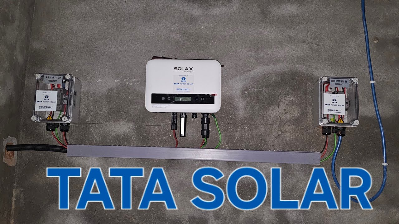 2kwatt TATA SOLAR PANEL ON Gird system installation with subsidy 1 ...