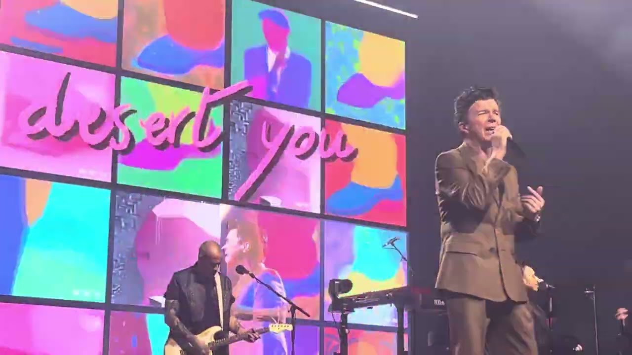 Rick Astley Never Gonna Give You Up at Bournemouth International Centre 29/2/24