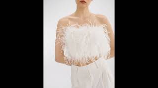 Wings of Glamour: Ladies' Feather Dress Fashion/ 80 attractive feather dress for Ladies/ trend 2023 Net Worth