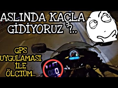 Video: Motosiklet hız göstergeleri doğru mu?