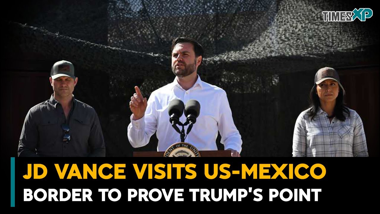 JD Vance visits US Mexico border to prove Donald Trump’s point - YouTube