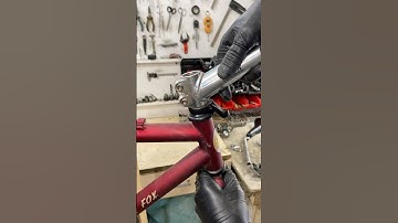 How I Took Off a Retro MTB Headset  #mtb #bikerestoration #bikeservice