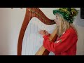 Carol of the bells  poppyharp online harp school christmas