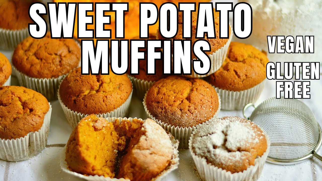 Кексы из батата | Простой рецепт (без глютена)