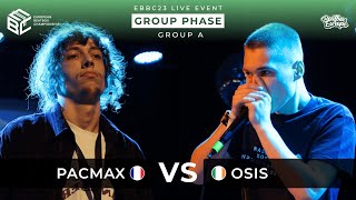 Osis 🇮🇪 vs Pacmax 🇫🇷🤩 Group A - Final Stage // Third Round //Live Event Top16 #beatbox #music #beats