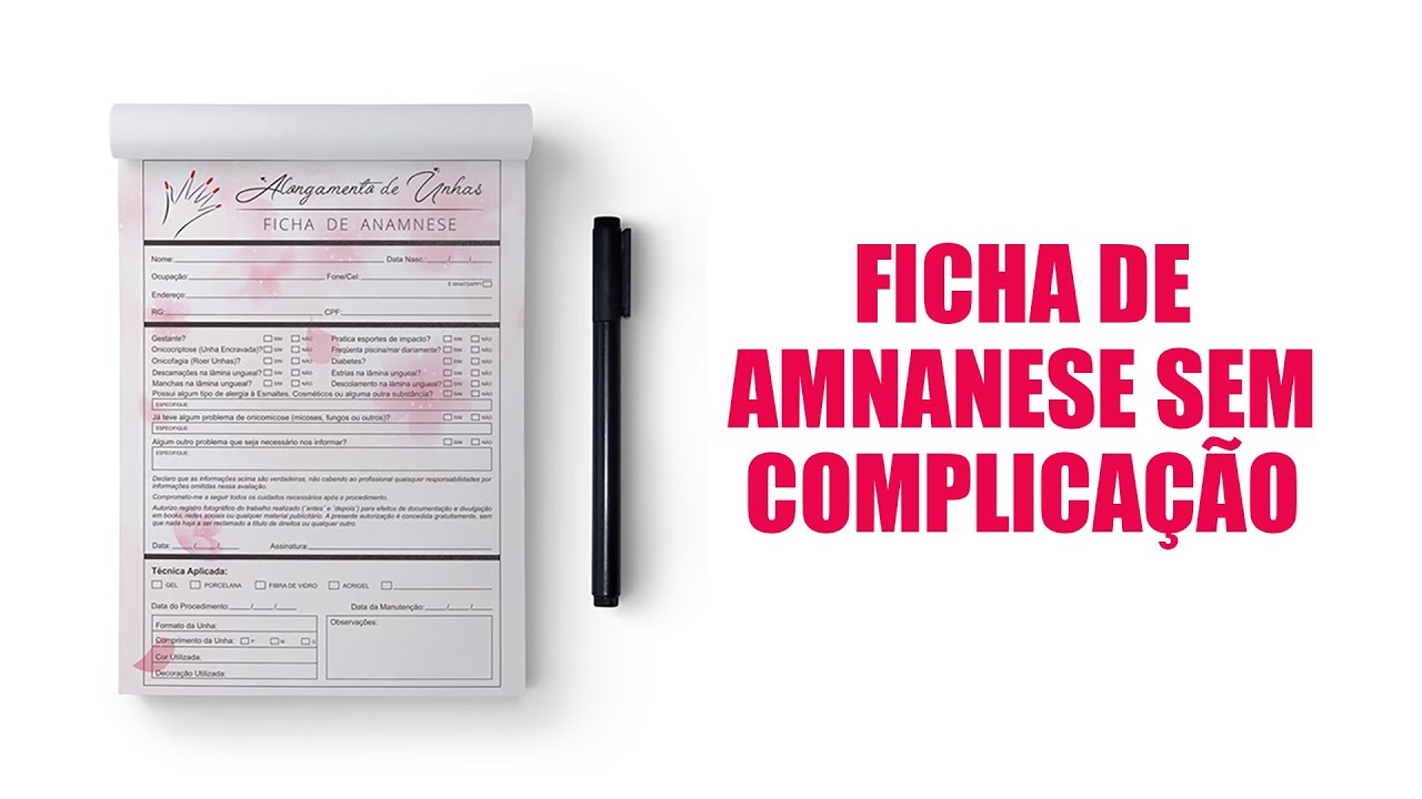 Como preencher a ficha de Anamnese da forma correta 