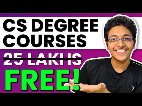 All Computer Science Degree Courses For FREE! Harvard MIT Free Courses