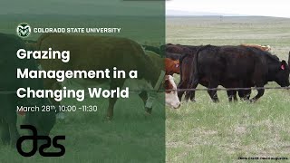Grazing Management in a Changing World