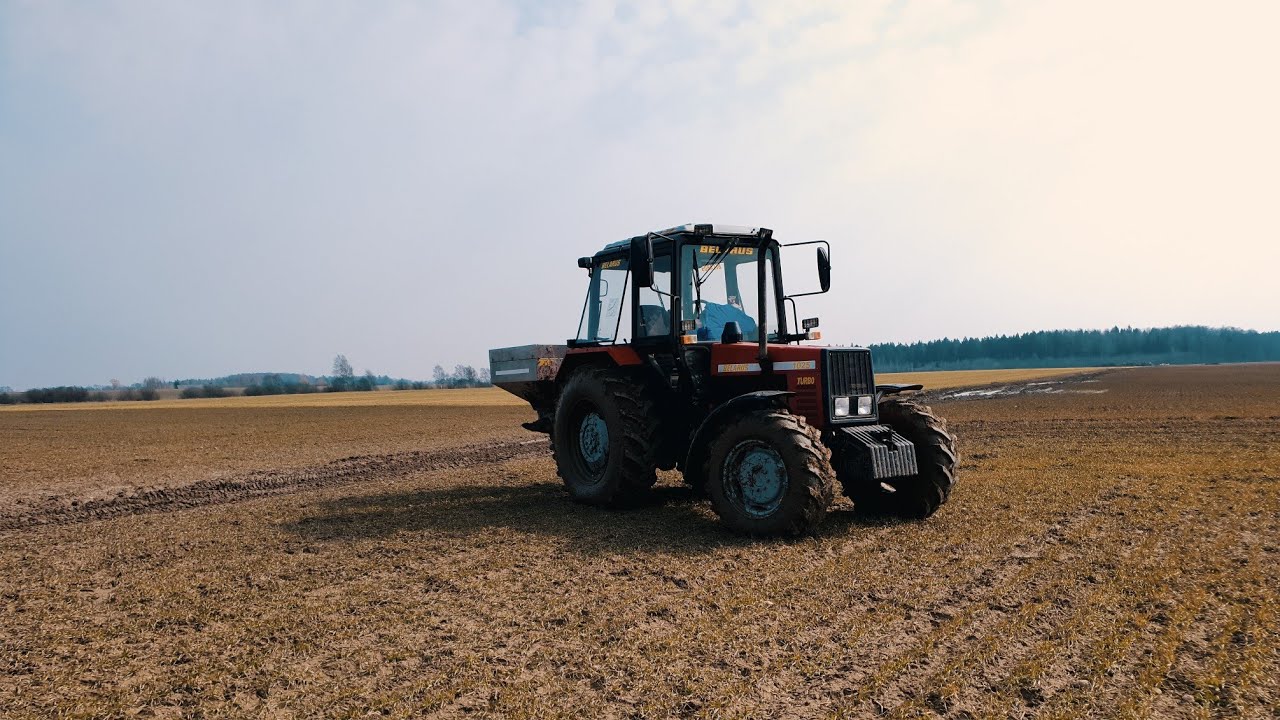 #42 Trąšų barstymas/Bendra pasėlių būklė po žiemos/Broliai dirba! 🚜👍