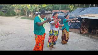 Dancing trio of ladies from Nukufero/Kaumanatua by Hickzly ft Tiare Maori; Solomon Islands music