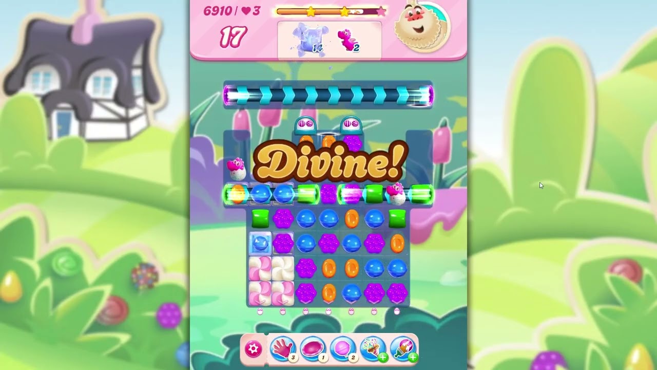 Candy Crush Saga Level 6910 - YouTube