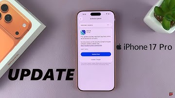 How To Update iPhone 17 / 17 Pro