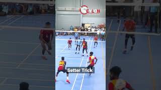 Volleyball 🏐 Setter Trick 💡 200 IQ 🧠 #volleyball #spike #ceylonvolleyball screenshot 5