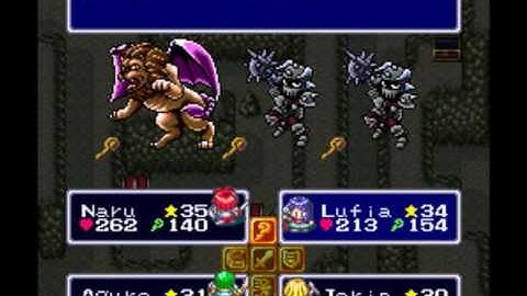 Lufia Fortress of Doom part 41: Newt Cave