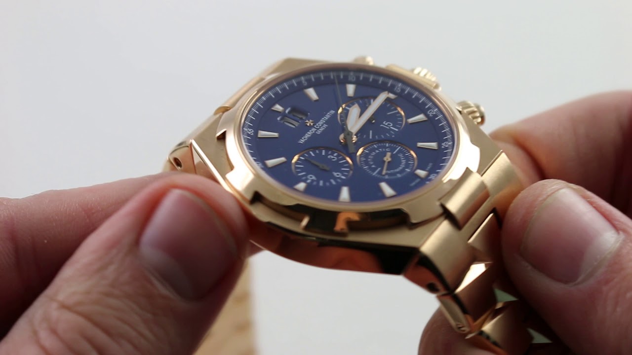 vacheron constantin overseas chronograph gold