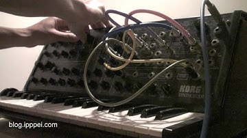 Korg MS-20 short phrase loop #korgms20