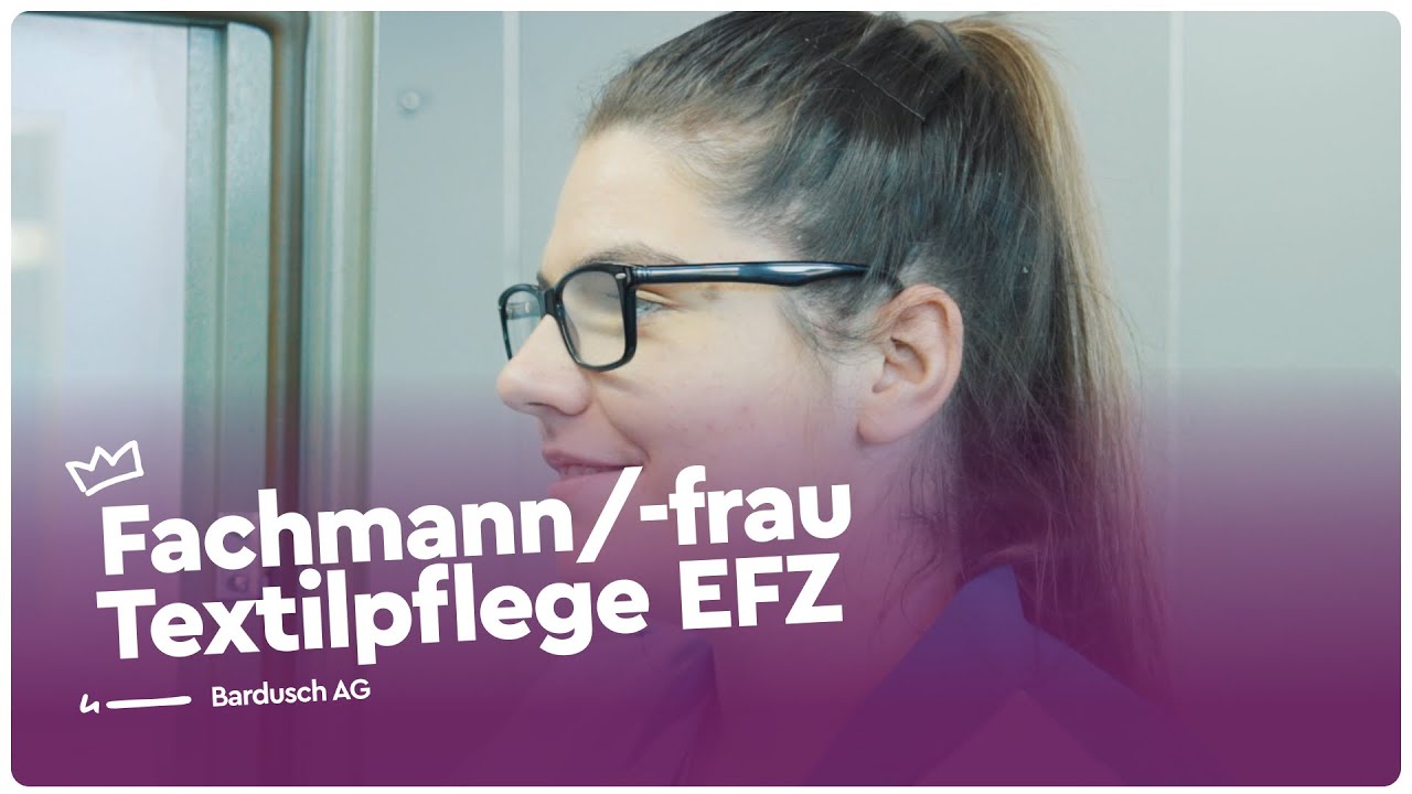 Mach eine Lehre als Fachmann/Fachfrau Textilpflege EFZ bei Bardusch AG!
