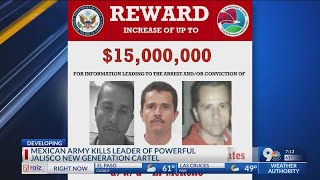 Mexican army kills leader of powerful Jalisco New Generation Cartel during operation to capture him