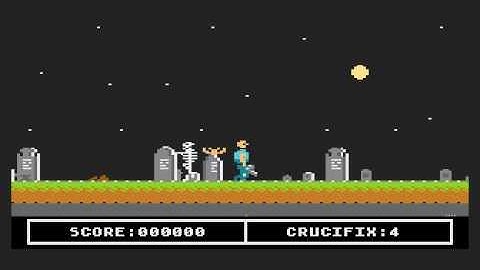 domain of the undead for Atari 8-bit (collision off)