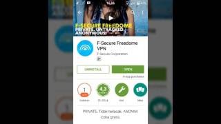 Cara Internet Gratis Menggunakan F Secure Freedome VPN screenshot 5