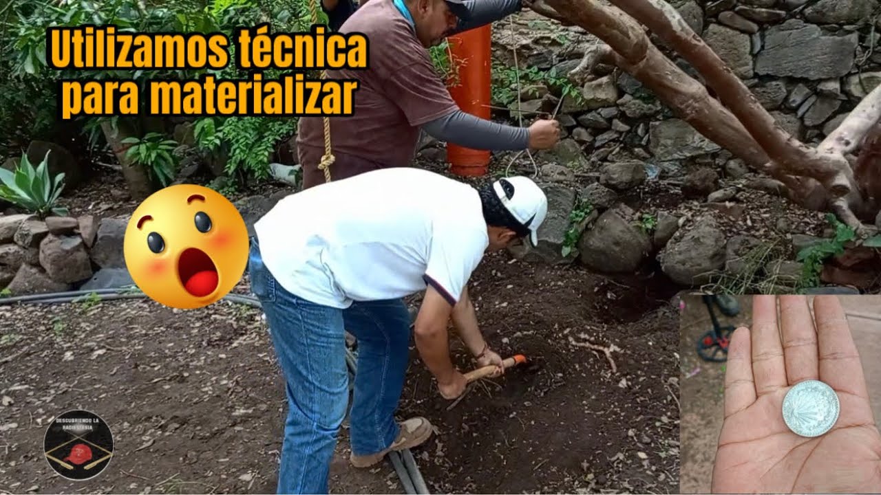 Con la nueva técnica de RADIESTESIA salió