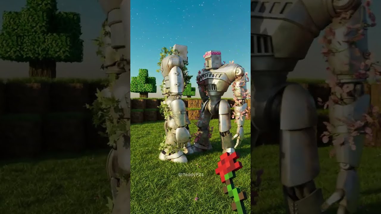 Minecraft RTX What If 20 BABY GOLEM Shorts