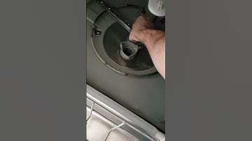 Samsung dishwasher filter cleanout.