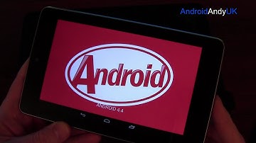Update your Nexus 7 to Android 4.4 Kitkat