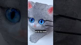 Satisfying Cat-Shaped Soap Reveal! 🧼🐱satisfying #soapmaking #catlover #crafts #asmr
