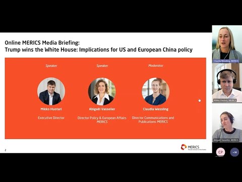 MERICS Media Briefing: Trump wins the White House: Implications for US and European China policy