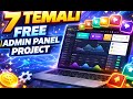 Free | Project – 7 Temalı Admin Paneli