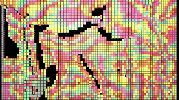 Playing around with the Kinect - Live wall test 2