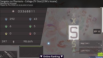 Easy over 200pp play on Tablet 5.71⭐ FC 98,66% (day 32)