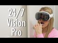 Wearing vision pro 247