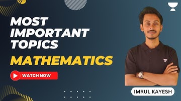 Most Important Mathematics Topic | HS 2024 | WBCHSE | Imrul Kayesh