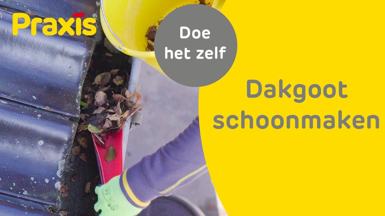 Hoe reinig je een dakgoot?