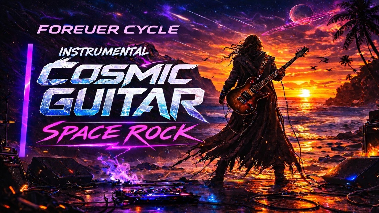 [35 MINS] Rock/ Cosmic/ Guitar/ Instrumental Mix |  RELAXATION/STUDY/SLEEP