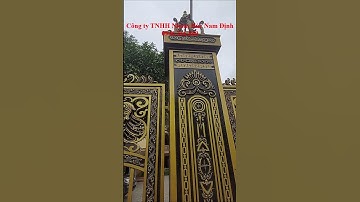 Cổng nhôm đúc chân không