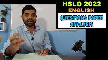 HSLC 2022 ENGLISH QUESTION PAPER ANALYSIS