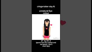 Cringe-tober day 6: unnatural eye colour :3 #silly #oc #art #drawing #speedpaint #cringetober