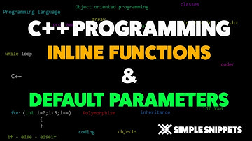 Inline Functions & Default Parameters in C++ Programming
