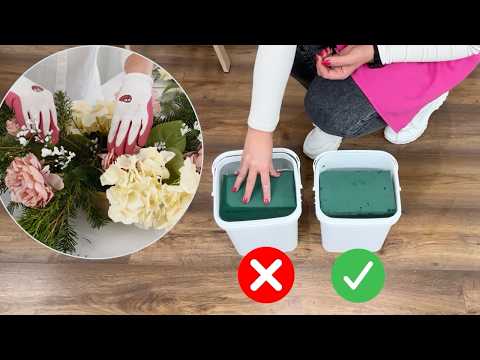 The Biggest Mistake with Floral Foam – Here’s the Florists' Secret Trick!