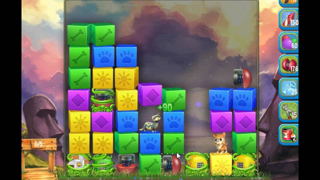 Pet Rescue Saga level 1374 no boosters 😈 ►TOBIAS DEAMON◄