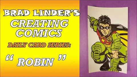 Brad Linder Creating Comics Daily Sketch Card Seri...